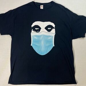 Greg Gutfeld misfits face with mask graphic tee